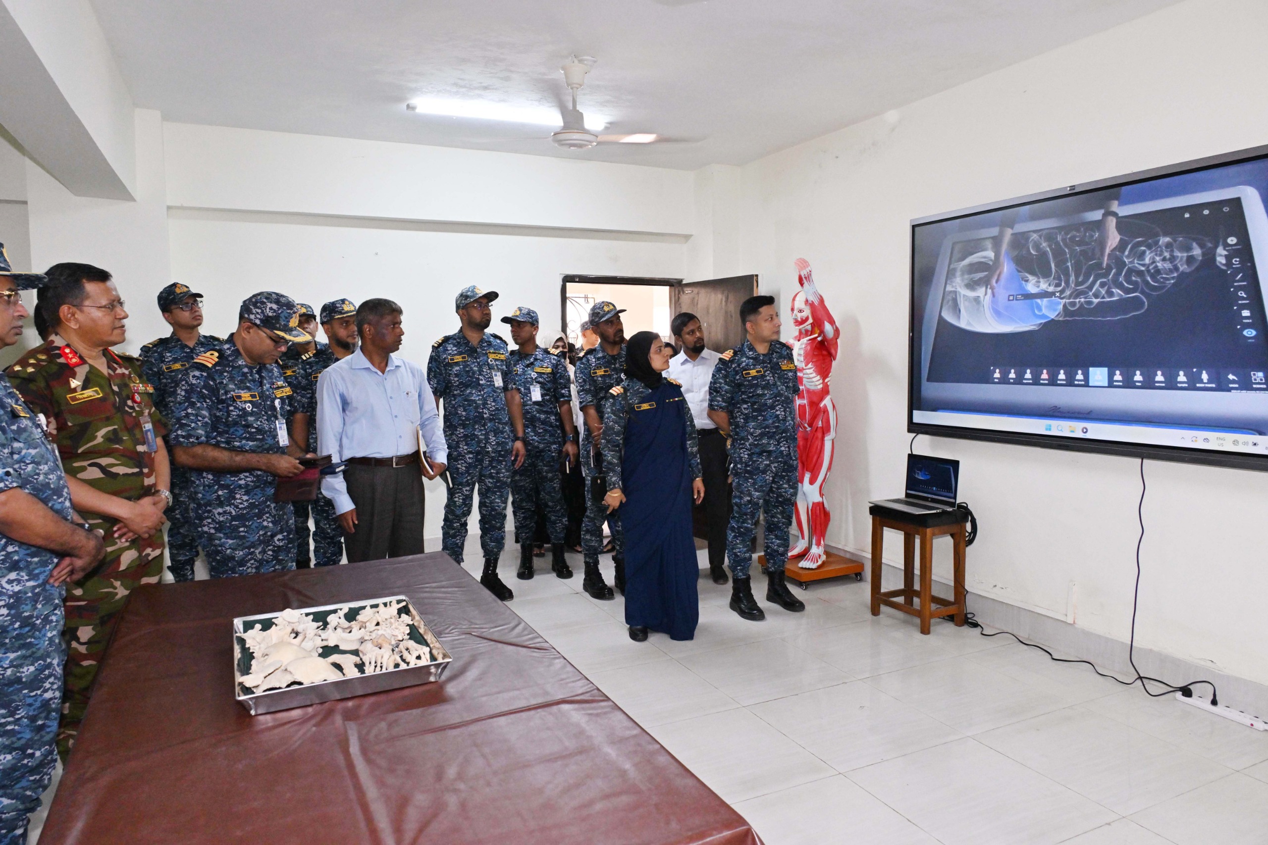 Anatomy Lab visit by NMCC Authority